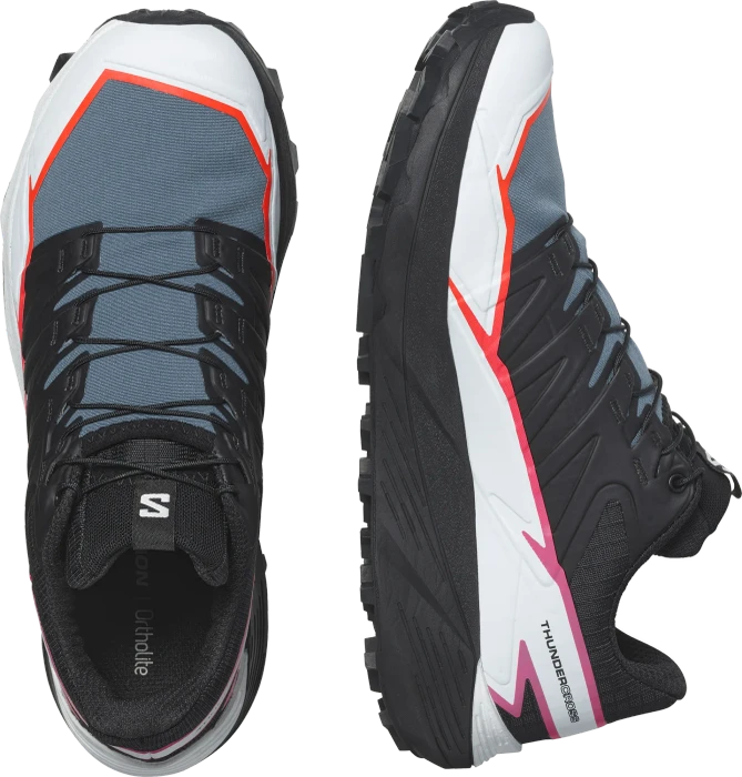 Salomon Thundercross black/bering sea/pink glo (Damen)