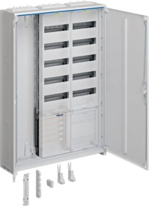 Hager Systemschrank univers Z, IP44, 1100x800 mm, mit Einspeise- u. APZ-Feld, 3-feldig (ZB33VT10APZ2)