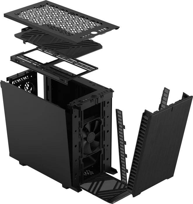Fractal Design Define 7 Nano Black Solid, Mini-ITX, schallgedämmt