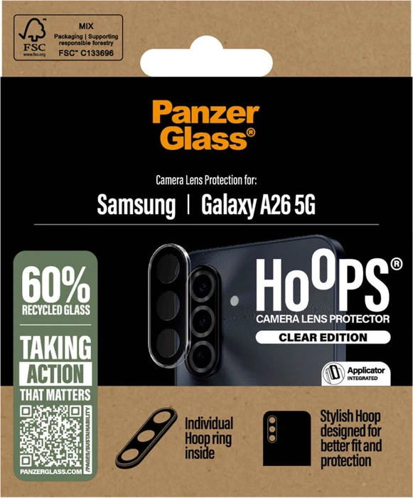 PanzerGlass Hoops Camera Lens Protector für Samsung Galaxy A26 5G transparent