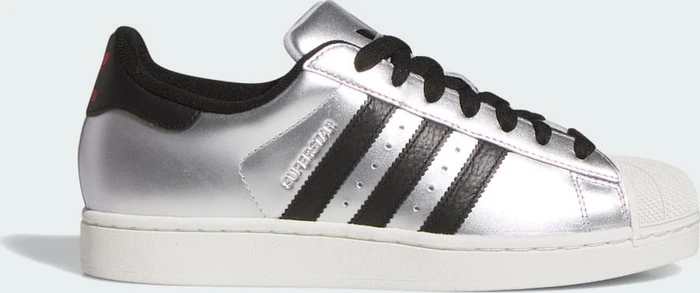 adidas Superstar II silver metallic/core black
