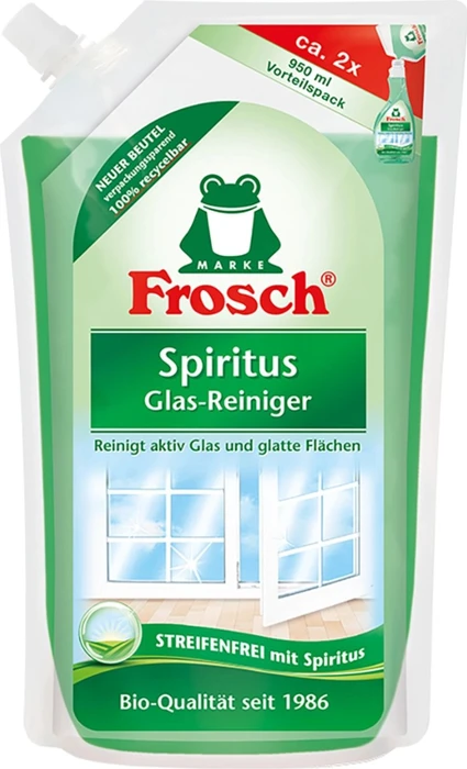Frosch Spiritus Glas-Reiniger Nachfüllbeutel, 950ml