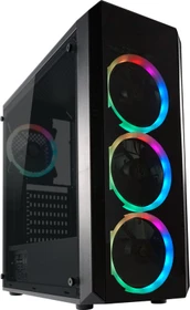 LC-Power Gaming 703B Quad Luxx, Glasfenster (LC-703B-ON)