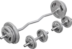 Gorilla Sports Gusseisen Gripper Sternverschluss Sz-Curl Set 70kg