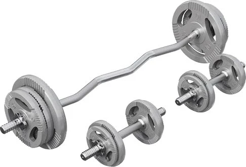 Gorilla Sports Gusseisen Gripper Sternverschluss Sz-Curl Set 70kg