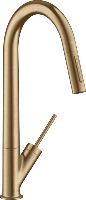 Hansgrohe Axor Starck 270 mit Ausziehbrause brushed bronze