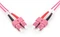 Digitus LWL Duplex Kabel, OM4, 2x SC Stecker/2x SC Stecker, 2m, violett Vorschaubild