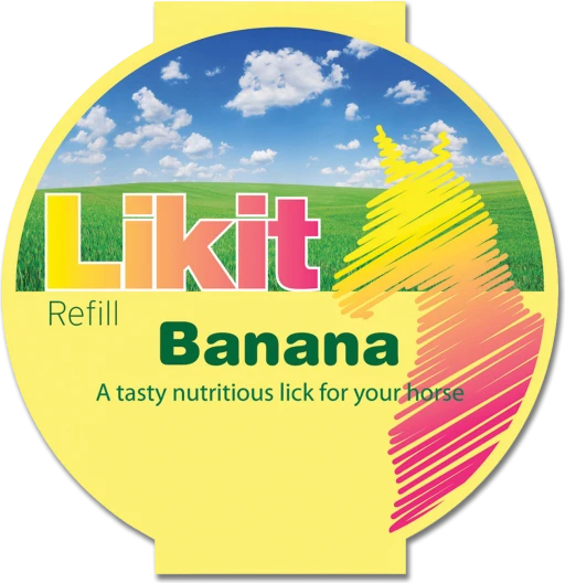 Likit Refill, Leckstein, Banane, 250g