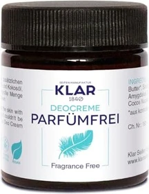 Klar Seifen Parfümfreie Deocreme, 30ml