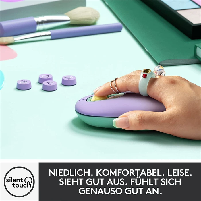 Logitech POP Wireless Mouse, Daydream, Logi Bolt, USB/Bluetooth