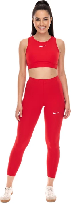 Nike Stock Full Length Laufhose lang rot (Damen)