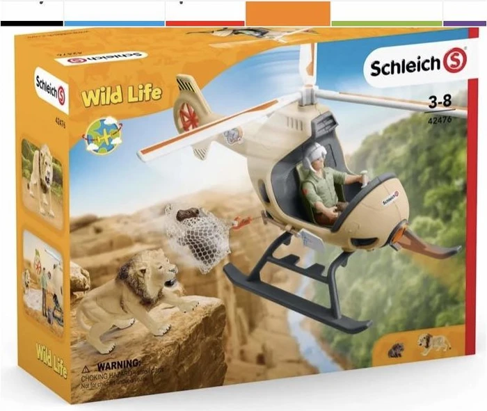 Schleich Wild Life - Helikopter Tierrettung
