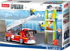 Sluban Fire Feuerwehr Drehleiter Übungsgelände