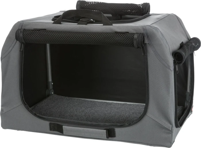 Trixie Transportbox Mobile Kennel Easy, M-L, grau