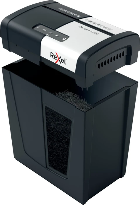 Rexel Secure MC6 Whisper-Shred, 2x15mm