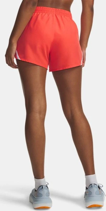 Under Armour Fly By 8cm Hose kurz venom red/white/reflective (Damen)