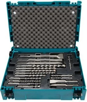 Makita SDS-plus Bohrer-/Meißel-Zubehörset inkl. Koffer, 17-tlg.