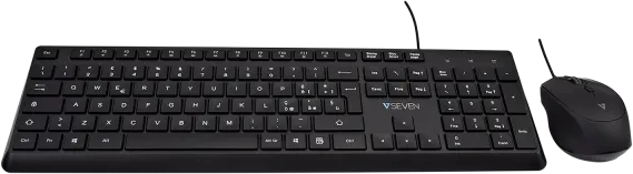 V7 CKU350 Tastatur und Maus Combo, USB, IT