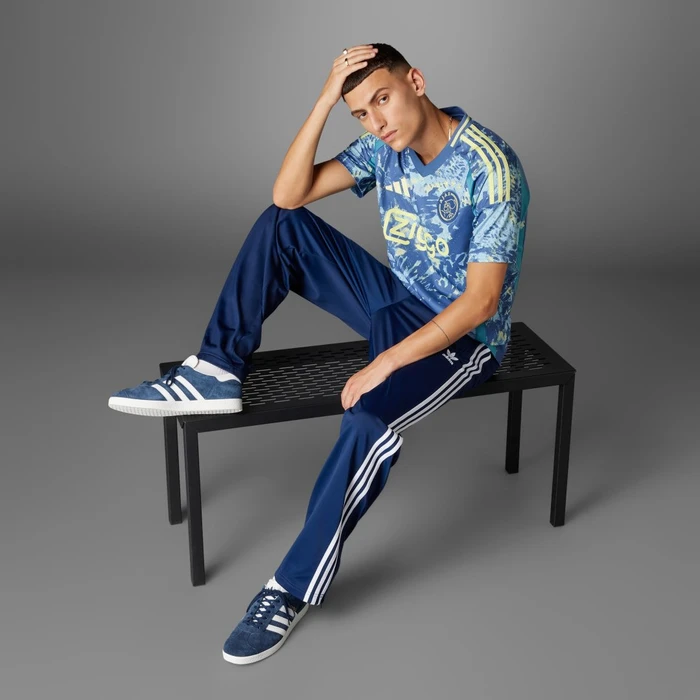 adidas Ajax 2024/2025 Auswärtstrikot crew blue (Herren)