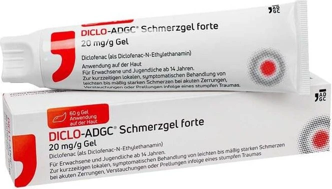 Zentiva Diclo-ADGC forte 20mg/g Schmerzgel, 60g