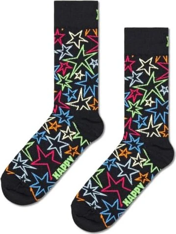 Happy Socks Mega Star Socken schwarz