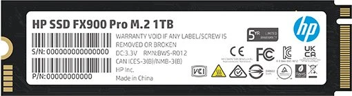 HP SSD FX900 Pro M.2 1TB, M.2 2280 / M-Key / PCIe 4.0 x4, Kühlkörper