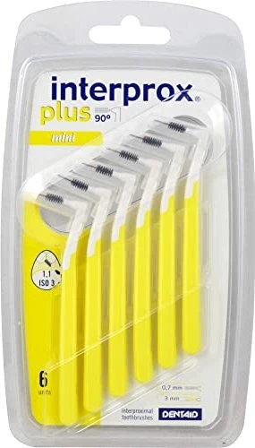 Dentaid Interprox Plus Interdentalbürste mini gelb, 6 Stück