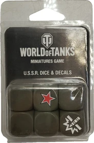 Gale Force Nine World of Tanks - Soviet - Würfel & Abziehbilder