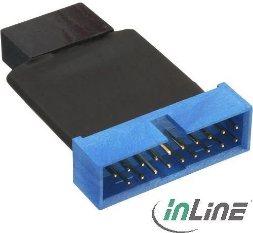InLine USB 2.0 zu USB 3.0 Adapter, USB 2.0 Mainboard auf USB 3.0 intern
