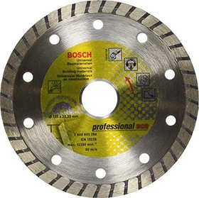 Bosch Professional Standard for Universal Turbo Diamanttrennscheibe, 125x2x22.23mm, 1 Stück