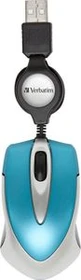 Verbatim Go Mini Optical Travel Mouse blau, USB (49022)