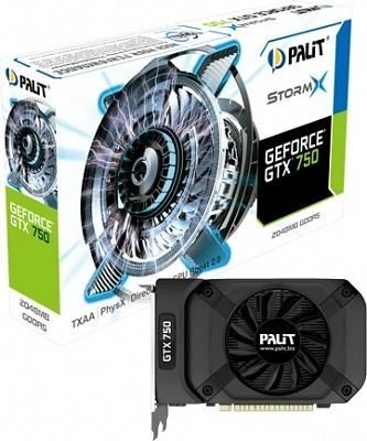 Palit GeForce GTX 750 StormX OC, 1GB GDDR5, VGA, DVI, Mini HDMI