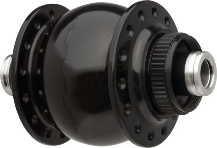 SON 28 12 disc Centerlock 32 Loch Nabendynamo schwarz eloxiert