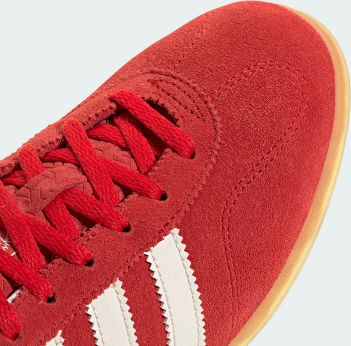 adidas Gazelle Lo Pro better scarlet/cloud white/gum