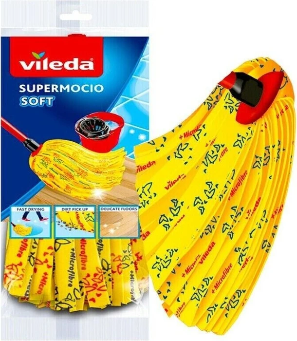 Vileda SuperMocio Soft Ersatzkopf gelb