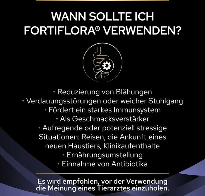 Purina Pro Plan Canine FortiFlora, Probiotika für Hunde Kauwürfel, 30 Stück
