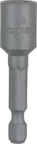 Bosch Professional Extra Hart Außensechskant Bit 1/4", 8x50mm, 1 Stück