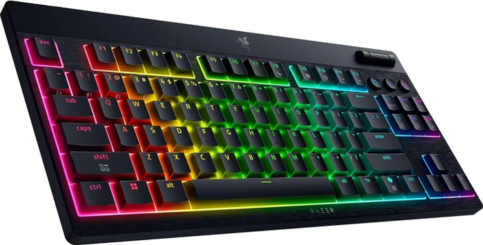 Razer BlackWidow V4 Low-Profile TKL HyperSpeed, Razer Low-Profile ORANGE Tactile, USB/Bluetooth, UK