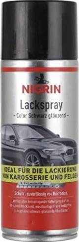 Nigrin Lackspray Color schwarz glänzend 400ml