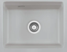 systemceram Kara 50 U/g Unterbau Becken mittig titan