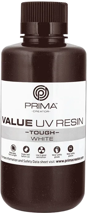 PrimaCreator Value Tough UV (ABS Like) White, 500g