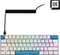 Sharkoon Skiller SGK50 S4 Gen2 PBT, White, LEDs RGB, hot-swap, Gateron G Pro 3.0 YELLOW, USB, DE Vorschaubild