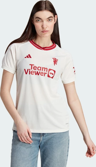 adidas Manchester United 2023/2024 Ausweichtrikot cloud white (Damen)