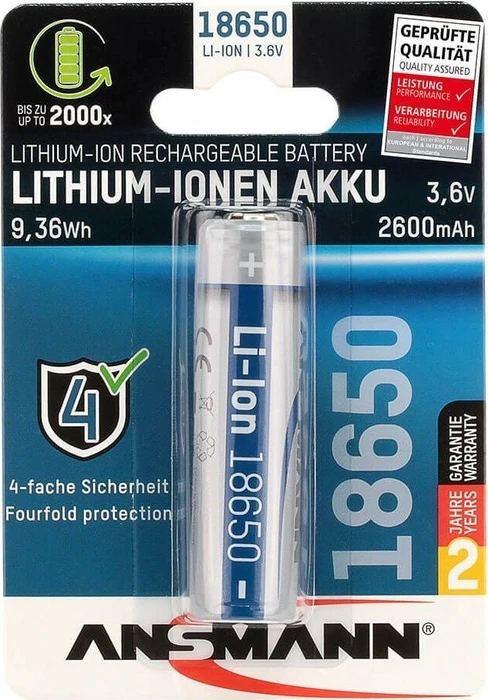 Ansmann Li-Ion 18650 2600mAh