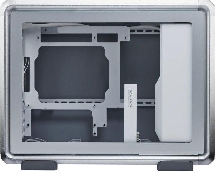 Cooler Master MasterFrame 400 Mesh, silber, Glasfenster
