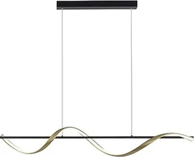 Paul Neuhaus Q-SWING LED-Pendelleuchte anthrazit/messing