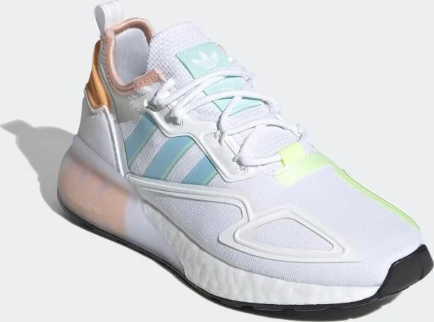 adidas ZX 2K Boost core white/hazy sky/glow pink (Damen)