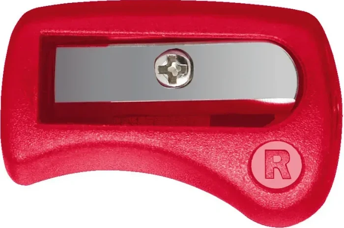 STABILO EASYergo Druckbleistift HB 3.15mm graphit, rot/orange, Rechtshänder, Anspitzer