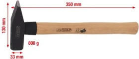 KS Tools Schlosserhammer Hickorystiel, 800g
