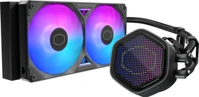 Cooler Master MasterLiquid 240 Atmos II Pixel LCD, schwarz